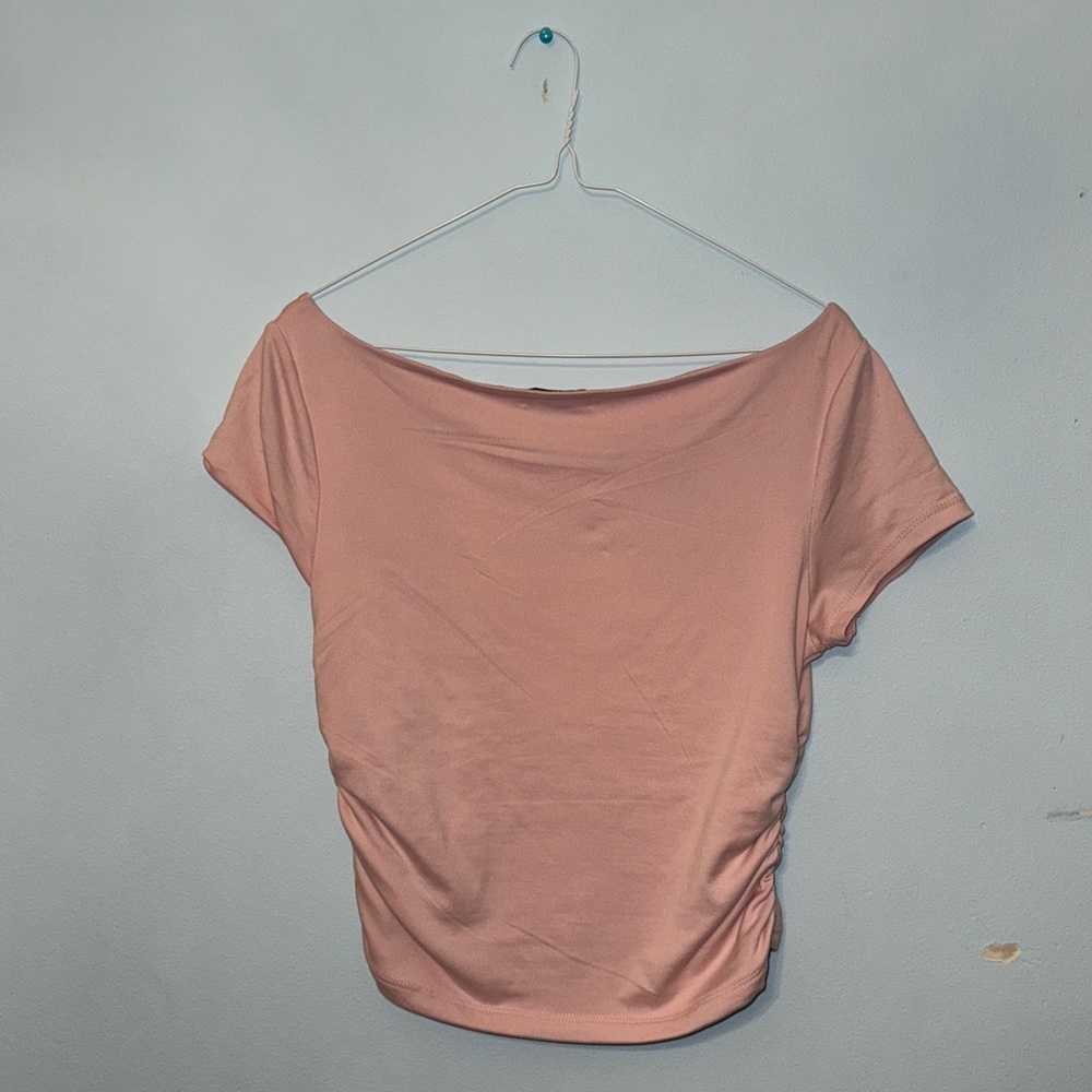 Pink Off-Shoulder Top - Picture 2 of 4